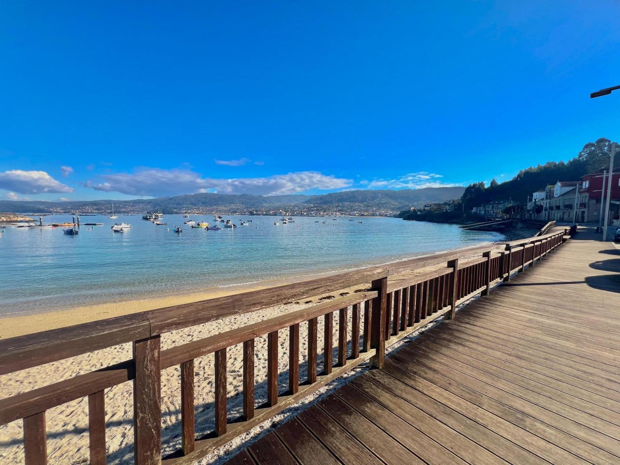 Apartamento Centrico Cerca De La Playa Bueu Exterior foto